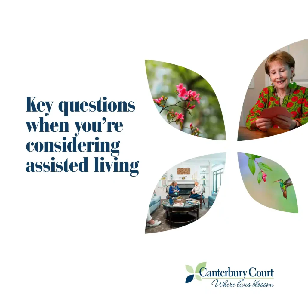 Key questions when you're considering assisted living