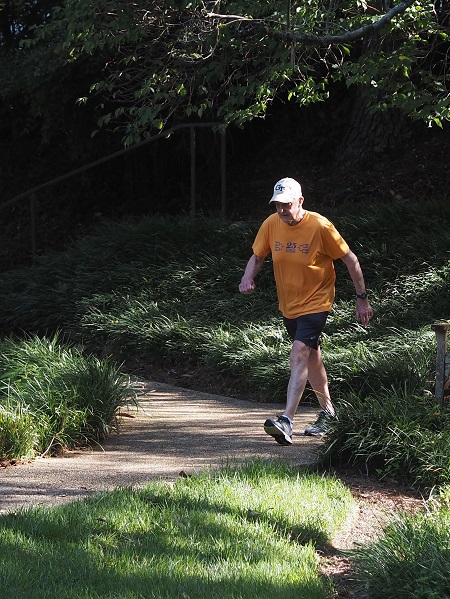 Taking In the Scenery with Fast Walking