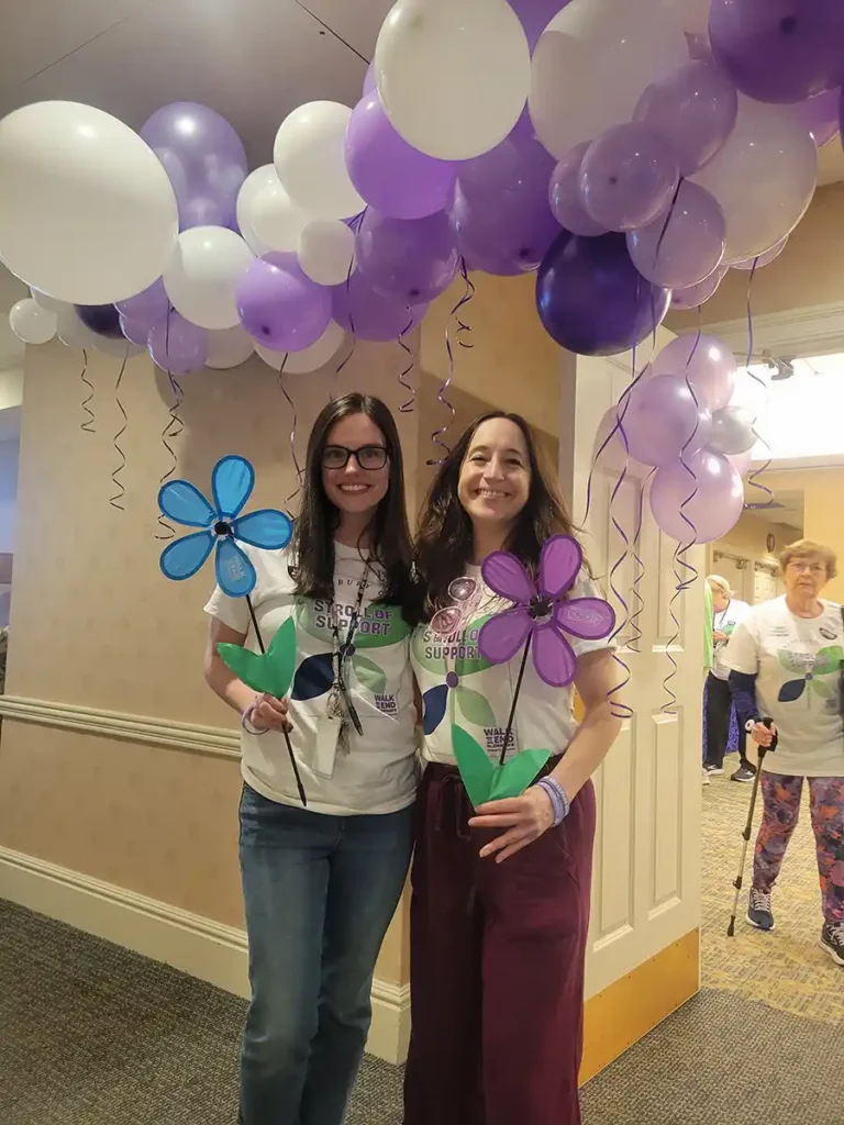 Canterbury Court staff during the Alzheimer's Walk